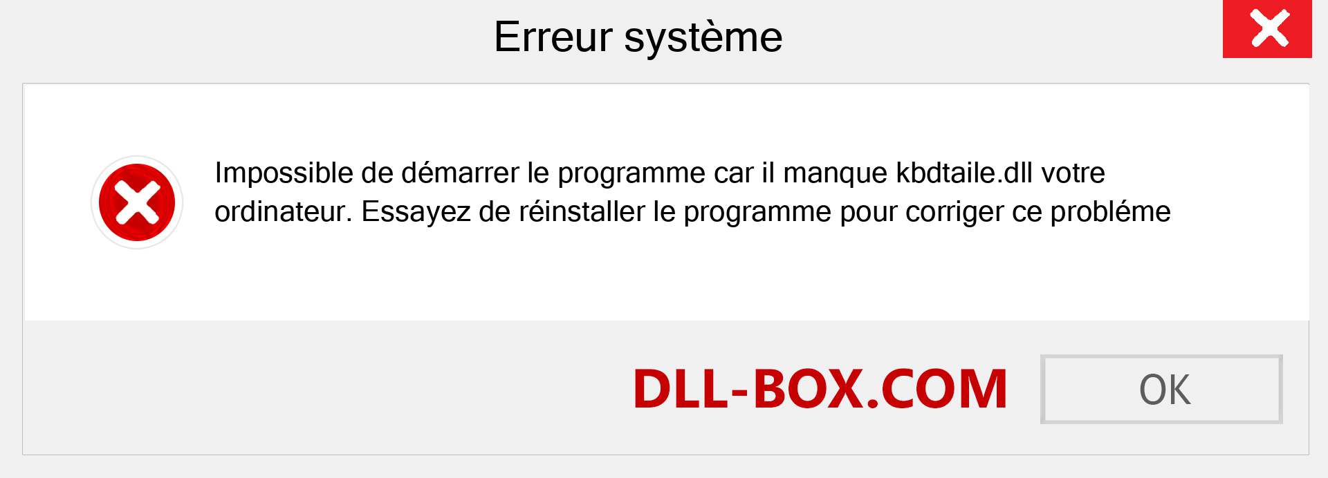 Le fichier kbdtaile.dll est manquant ?. Télécharger pour Windows 7, 8, 10 - Correction de l'erreur manquante kbdtaile dll sur Windows, photos, images